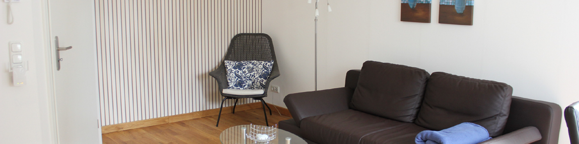 <h1>DOMÄNE III</h1>
Auf 46 m² bietet das neu gestaltete Apartment DOMÄNE III eine optimale Raumgestaltung zum Rundum-Wohlfühlen.