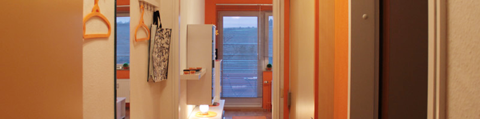 <h1>Apartment Little Orange</h1>
Dieses farbenfrohe Stadt-Apartment mit hochwertiger Ausstattung bietet besten Standard zum kleinen Preis.